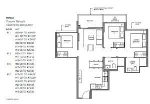 springleaf-residence-floor-plan-3-bedroom-type-c1-singapore
