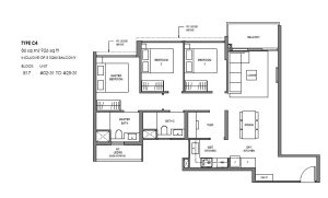 springleaf-residence-floor-plan-3-bedroom-type-c4-singapore